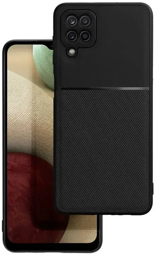 Forcell Oem NOBLE dėklas skirtas Samsung Galaxy A12 / M12 juodos spalvos