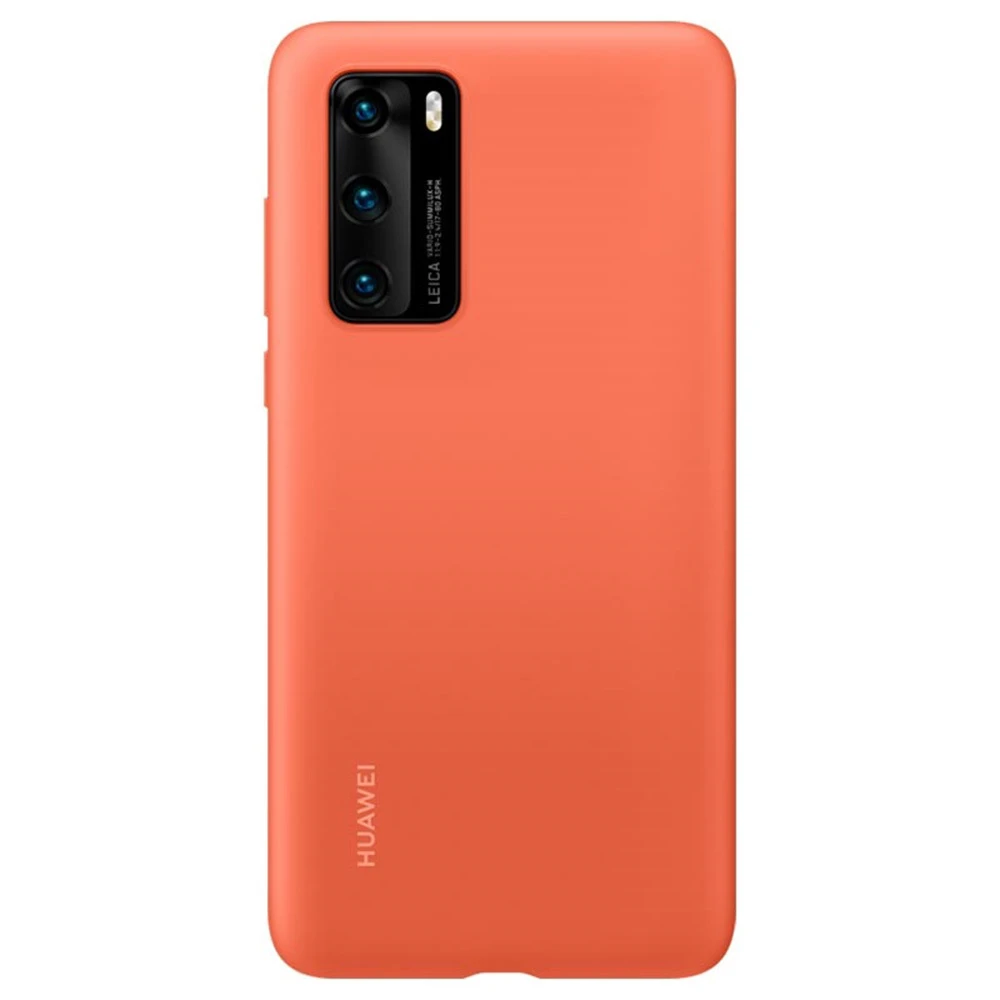 Silikoninis dėklas for Huawei P40 Coral (Oranžinis)