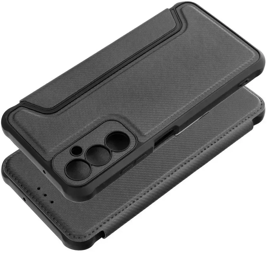 Dėklas Oem RAZOR Book skirtas Samsung Galaxy A05s juodos spalvos