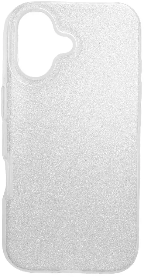 OEM dėklas, skirtas iPhone 17, blizgantis sidabrinis