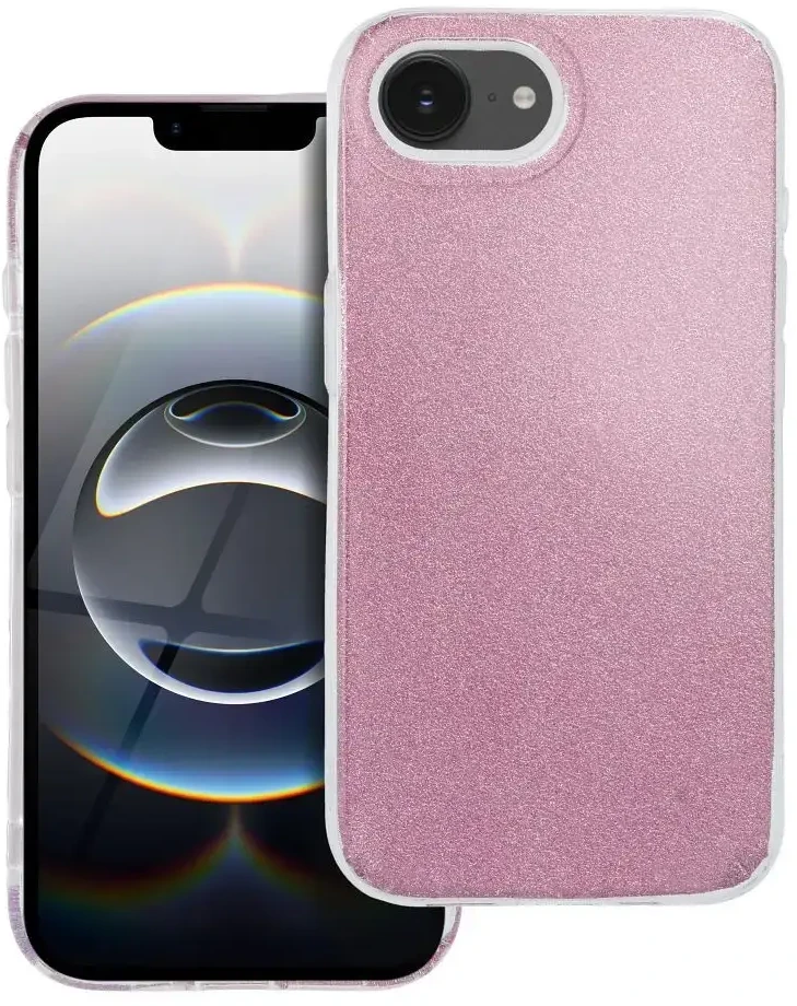Oem Originalus dėklas, skirtas iPhone 16e (SE 4 2025) / 17e, spindinčios rožinės spalvos