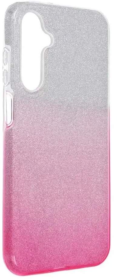 Forcell Oem SHINING Dėklas skirtas Samsung Galaxy A25 5G skaidrus rožinės spalvos