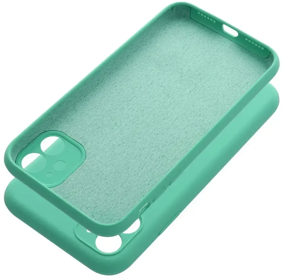 Dėklas Oem Case for iPhone 11 Silicone 2mm (camera protection) mint