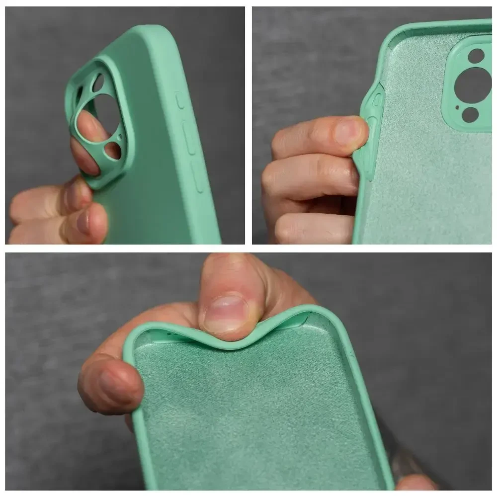 Dėklas Oem Case for iPhone 11 Silicone 2mm (camera protection) mint