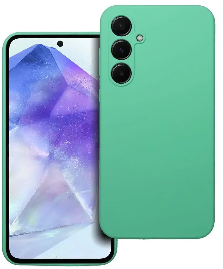 Oem Silikoninis dėklas 2mm skirtas Samsung Galaxy A55 5G mint