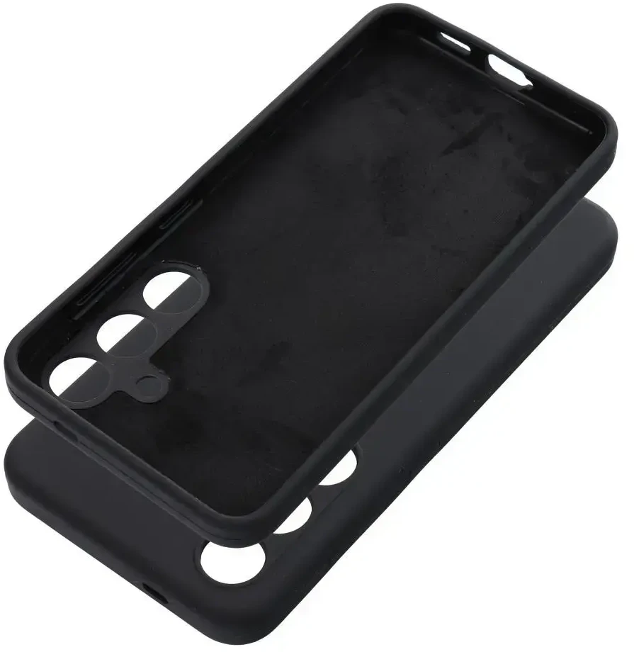 Oem Dėklas SILICONE 2mm skirtas Samsung Galaxy S25 juodos spalvos
