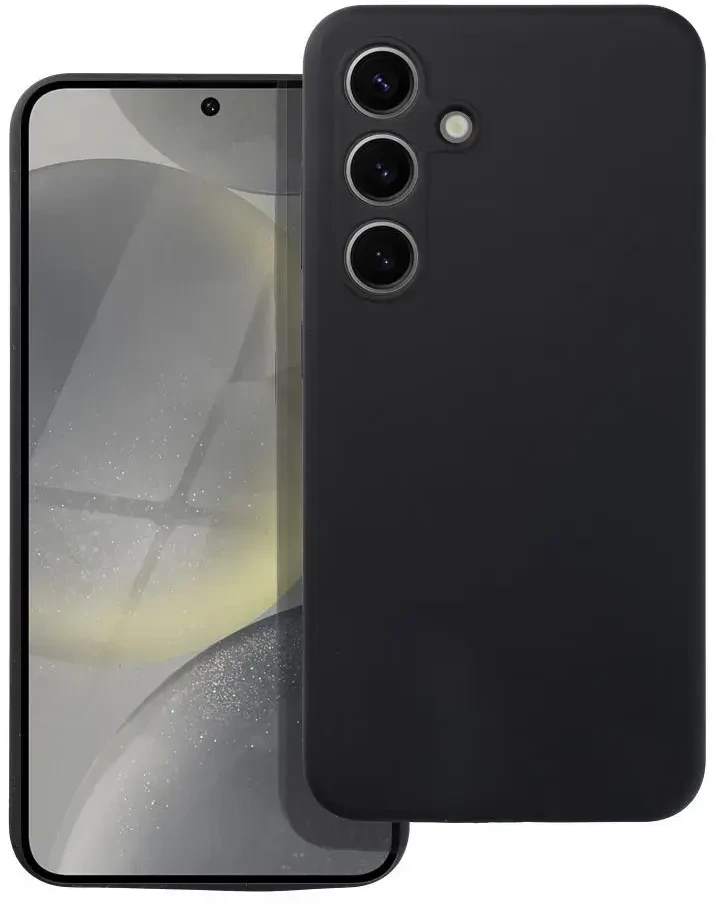 Oem Dėklas SILICONE 2mm skirtas Samsung Galaxy S25 juodos spalvos