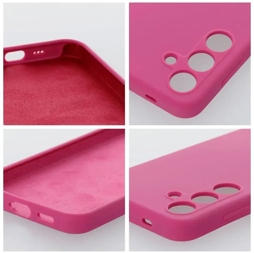 Oem Dėklas na Samsung A57 5G Silicone 2mm (camera protection) rožinė