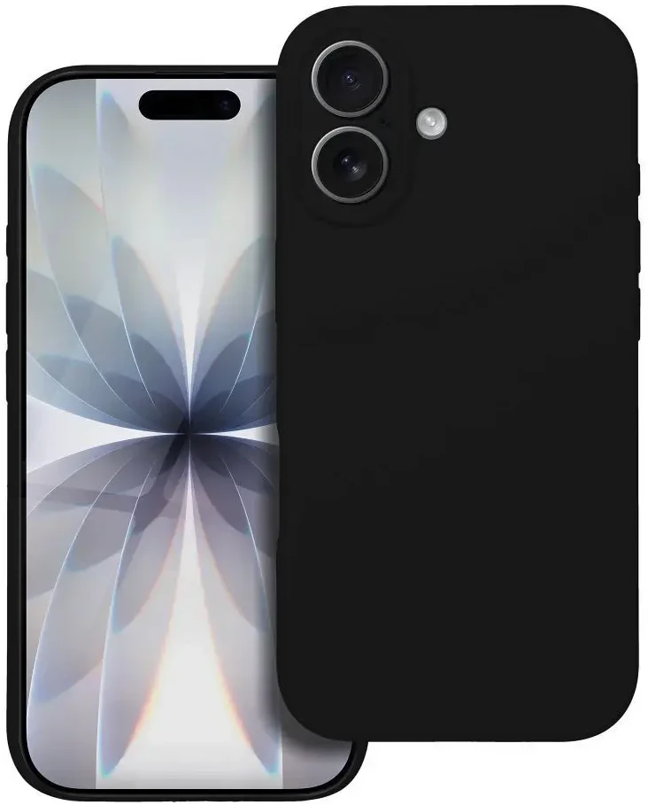 OEM silikoninis 2 mm dėklas, skirtas iPhone 17 Pro, suderinamas su MagSafe juodas