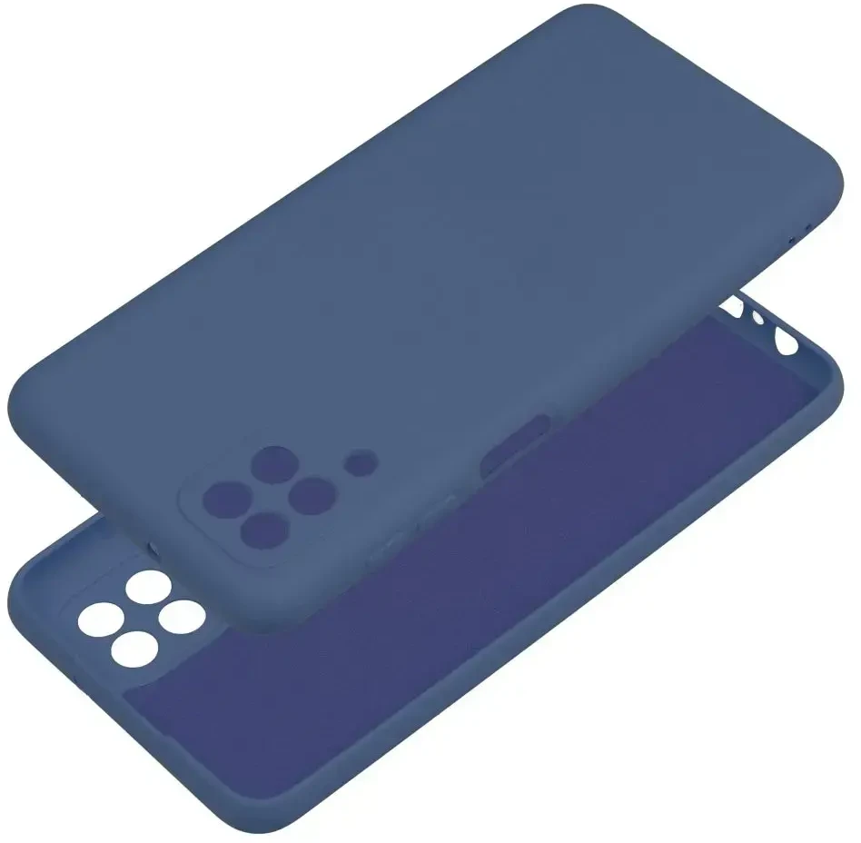 Forcell Oem SILICONE dėklas skirtas Samsung Galaxy A12 mėlynos spalvos