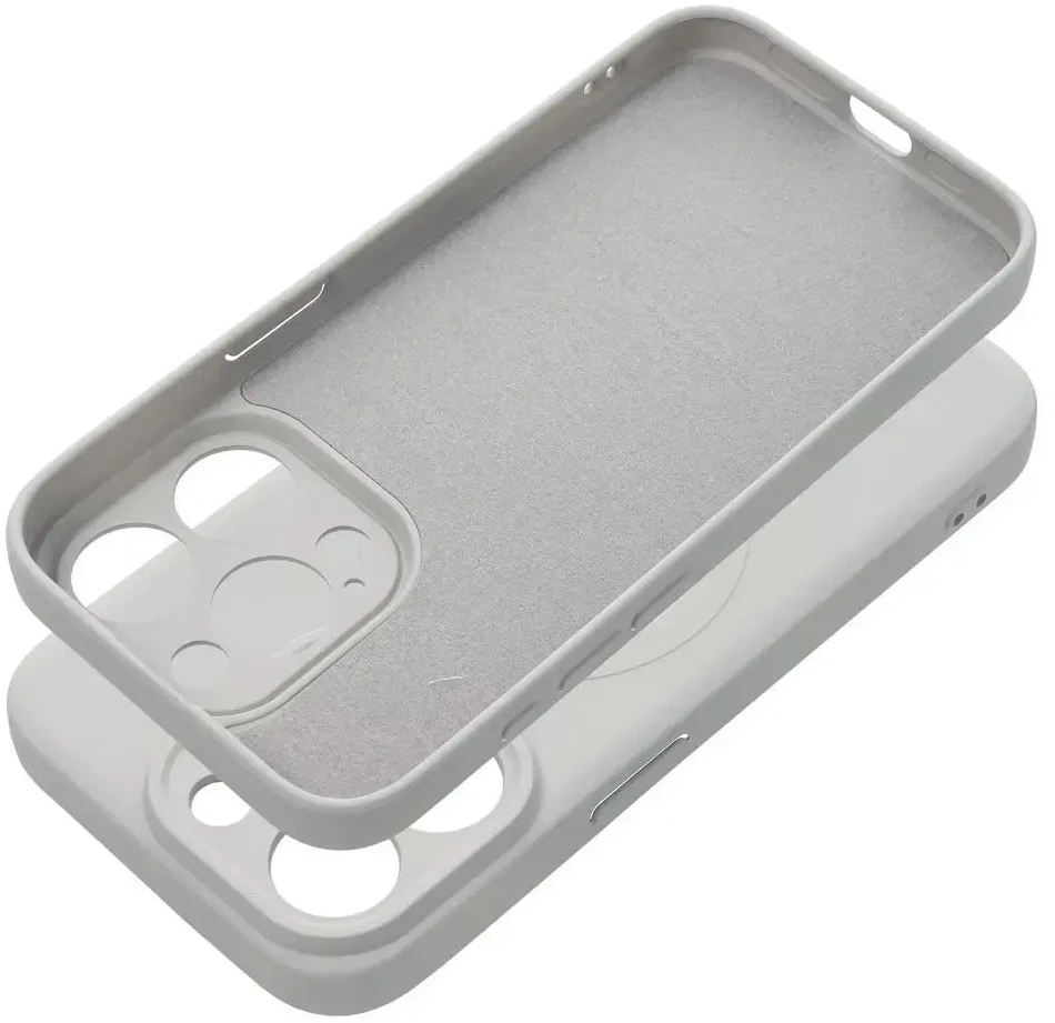 Oem Dėklas Silicone Mag Cover (MagSafe) skirtas iPhone 15 Pro titano spalvos