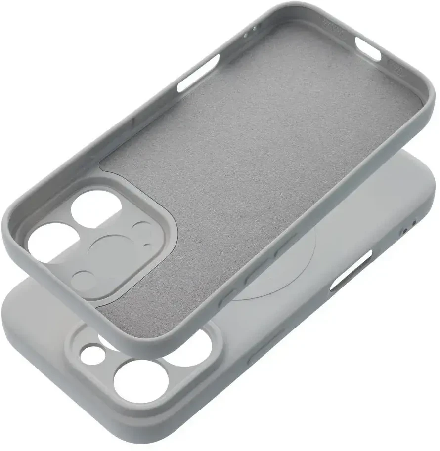 Oem dėklas iPhone 16 PRO silikoninis Mag dangtelis, suderinamas su MagSafe (kameros apsauga) titano