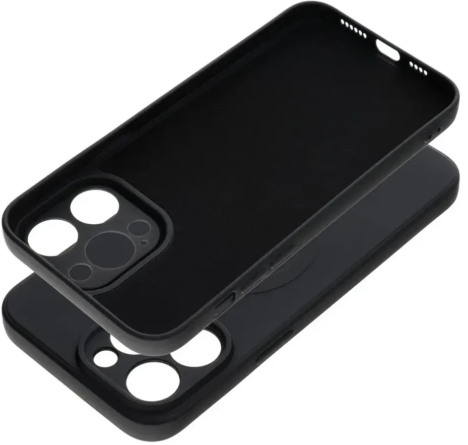 Oem Dėklas Silicone Mag Cover (MagSafe) skirtas iPhone 14 Pro Max juodas