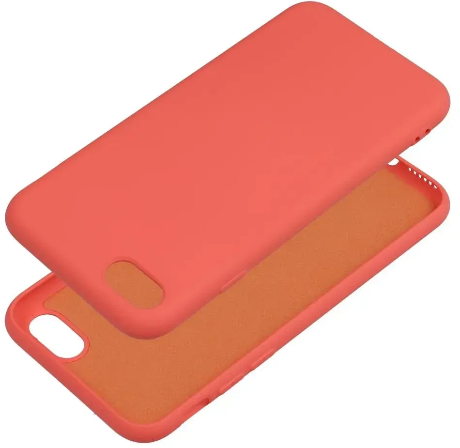 Forcell OEM dėklas, skirtas „iPhone 7“ silikonui, persikų spalvos