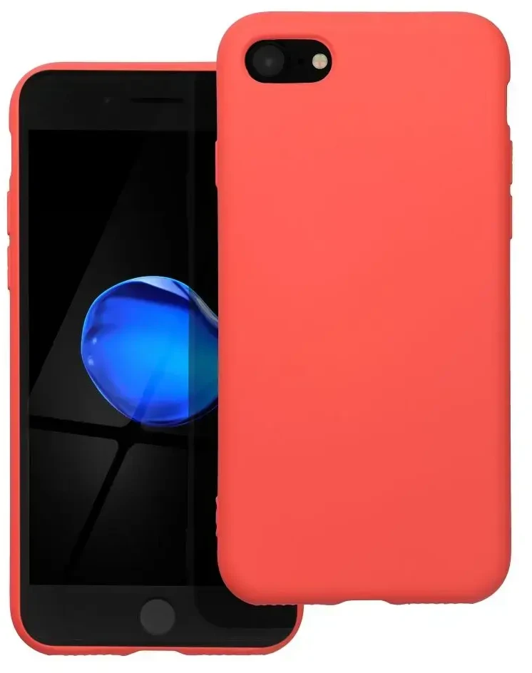 Forcell OEM dėklas, skirtas „iPhone 7“ silikonui, persikų spalvos