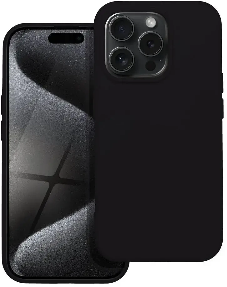 Dėklas Forcell Oem Case for iPhone 15 PRO Silicone juodas