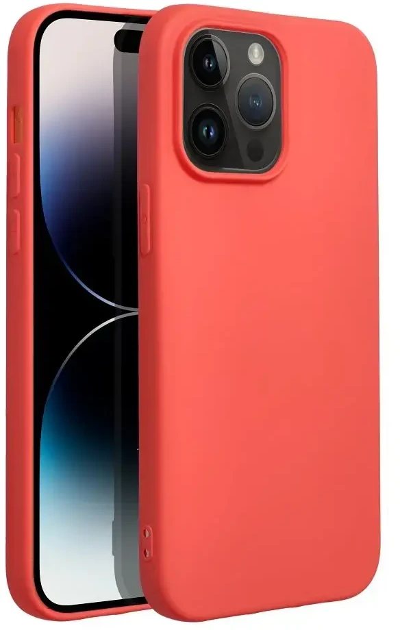 OEM dėklas, skirtas iPhone 14 PRO MAX silikoniniam dėklui, persikų spalvos