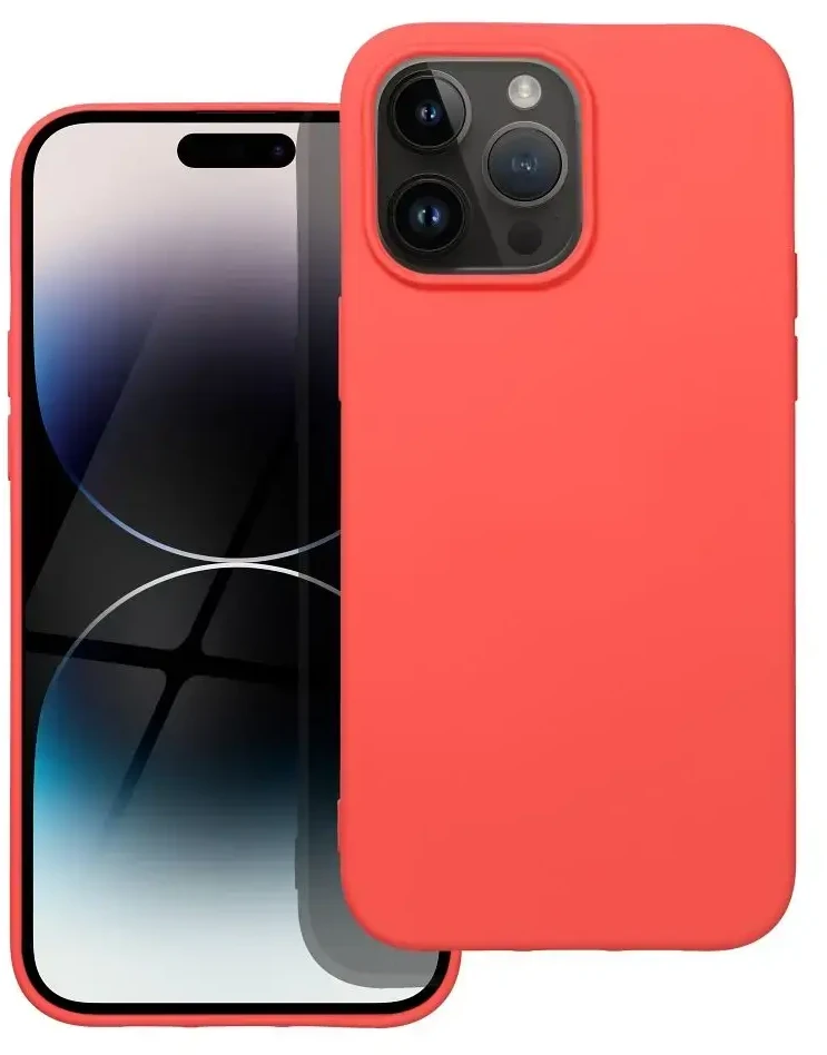 OEM dėklas, skirtas iPhone 14 PRO MAX silikoniniam dėklui, persikų spalvos