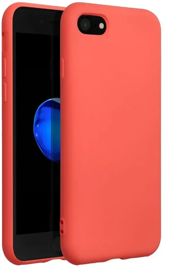 Forcell OEM dėklas, skirtas „iPhone 7“ silikonui, persikų spalvos