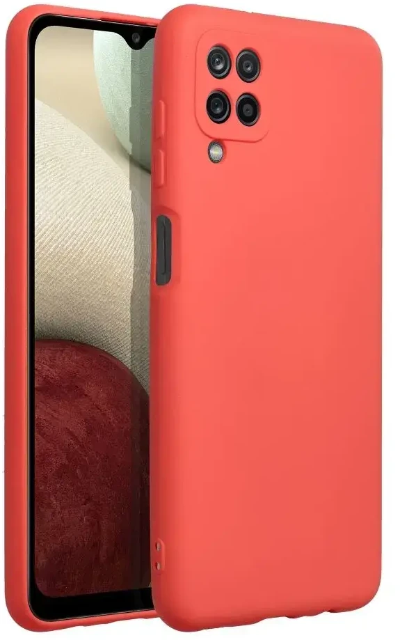 Forcell Dėklas na Samsung A12 Silicone brzoskwiniowe