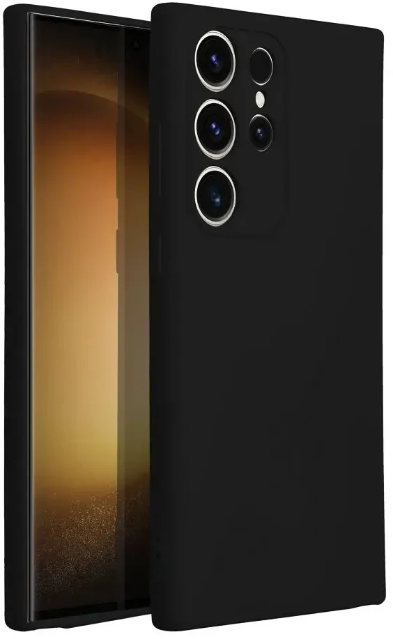 Oem Silikoninis dėklas skirtas Samsung Galaxy S23 Ultra juodos spalvos