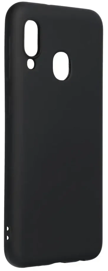 Forcell Oem SILICONE dėklas skirtas Samsung Galaxy A40 juodos spalvos