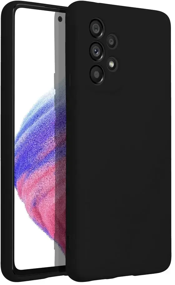 Forcell Oem SILICONE dėklas skirtas Samsung Galaxy A53 5G juodos spalvos