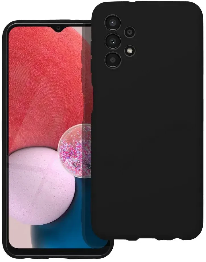 Forcell Oem SILICONE dėklas skirtas Samsung Galaxy A13 4G juodos spalvos