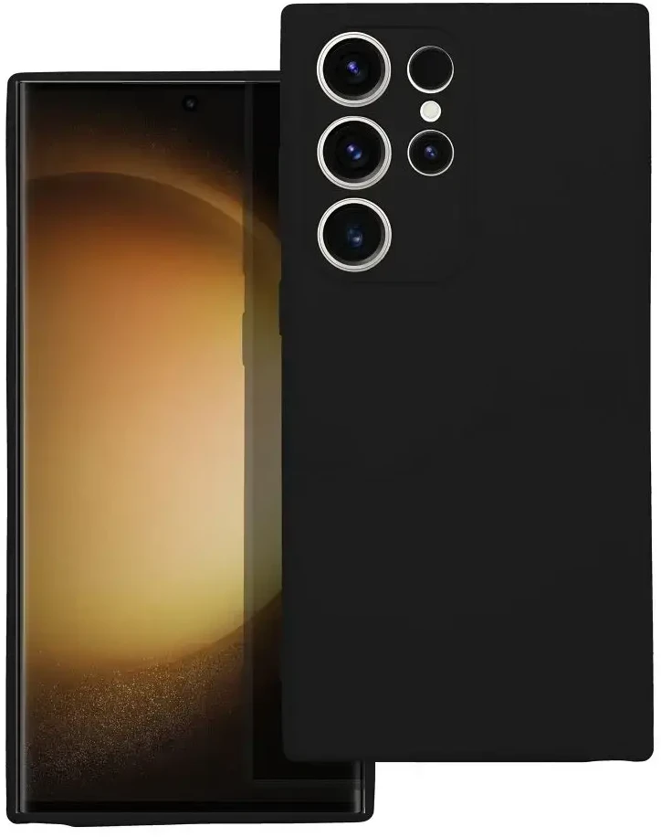 Oem Silikoninis dėklas skirtas Samsung Galaxy S23 Ultra juodos spalvos