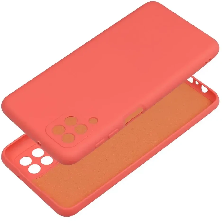 Forcell Dėklas na Samsung A12 Silicone brzoskwiniowe