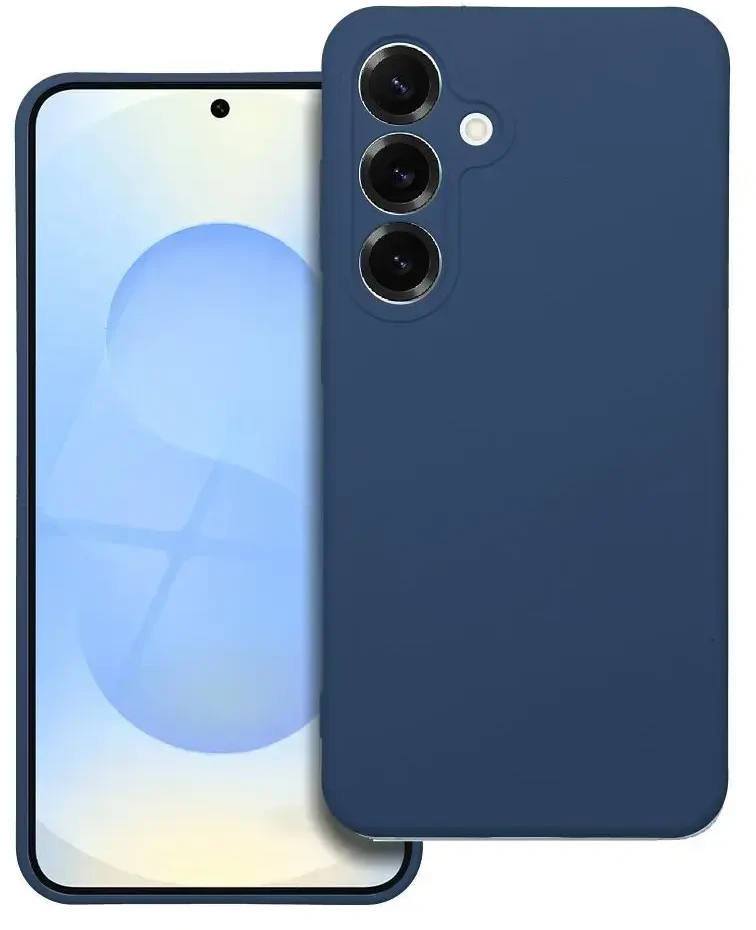 Oem SILICONE dėklas skirtas Samsung Galaxy S25 mėlynos spalvos