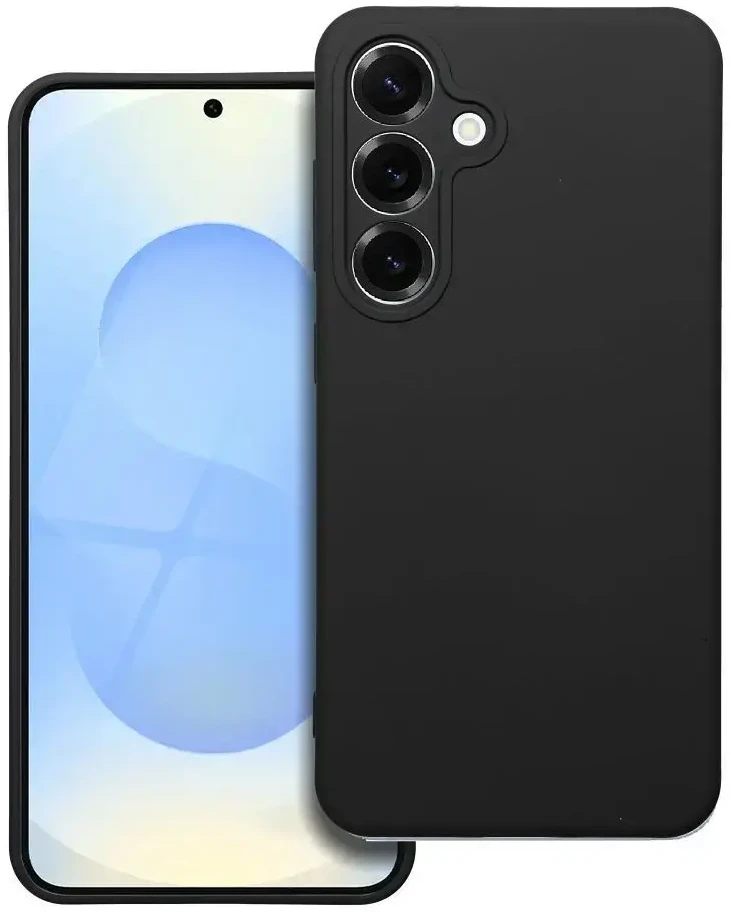 Oem SILICONE dėklas skirtas Samsung Galaxy S25 juodos spalvos