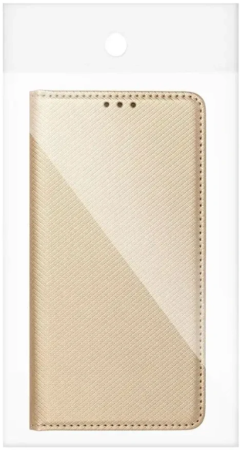 OEM atverčiamas dėklas Oppo Reno 15F Smart Case Book auksinis