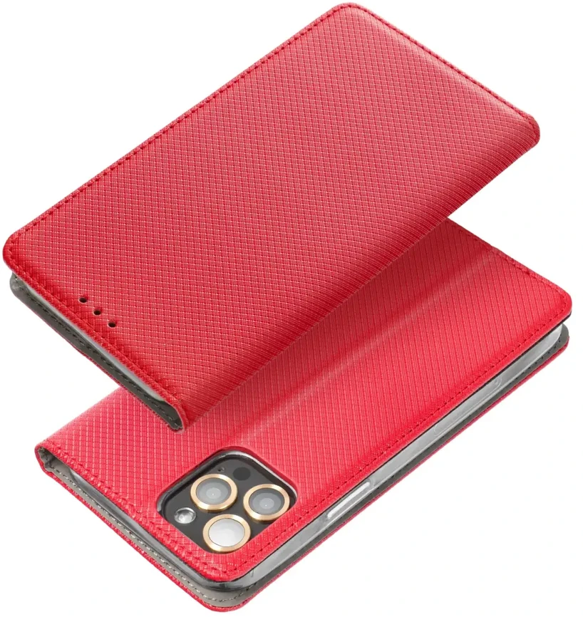 Oem Originalus atverčiamas dėklas Motorola E22 / E22i Smart Case Book, raudonas
