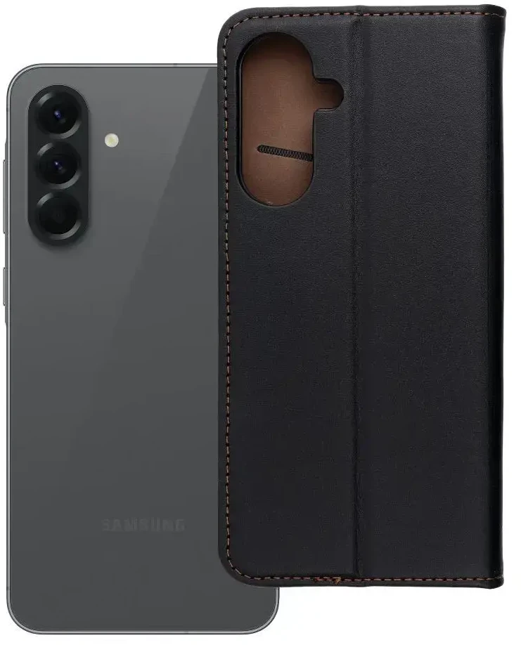 Oem „Dėklas su atverčiamu dangteliu Samsung A56 5G Smart Pro Book, odinis, juodas“