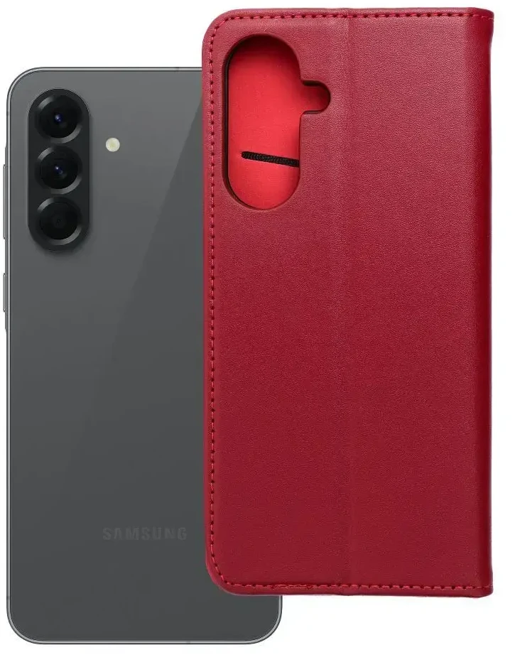 Oem SMART Pro Book leather dėklas skirtas Samsung Galaxy A56 5G claret
