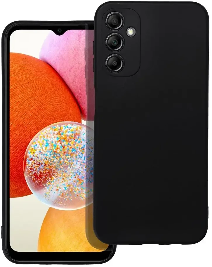 Oem SOFT dėklas skirtas Samsung Galaxy A14 5G / A14 4G juodos spalvos