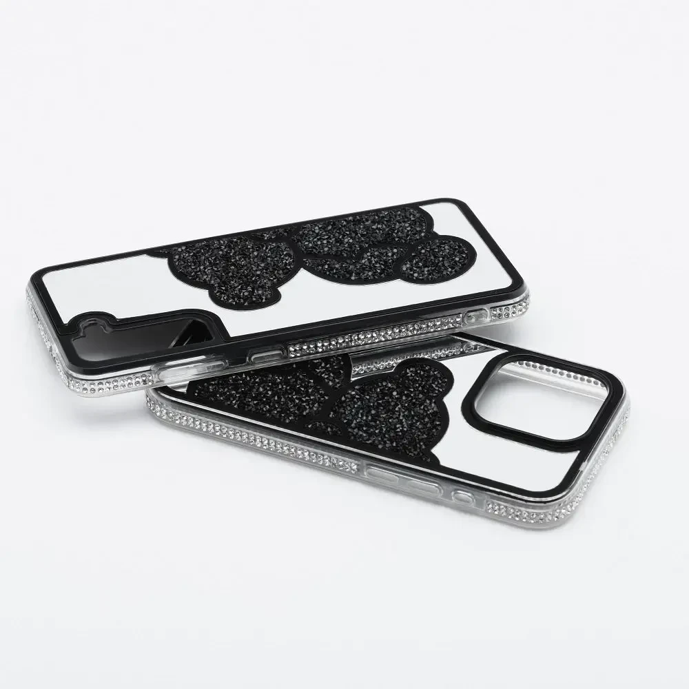 OEM dėklas, skirtas iPhone 11, juodas meškiukas