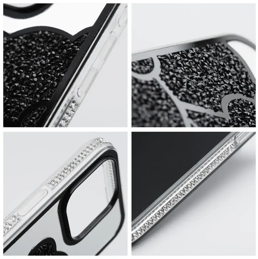 OEM dėklas, skirtas iPhone 11, juodas meškiukas