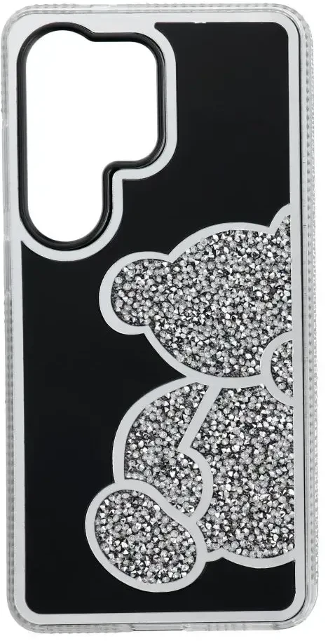 Oem MEŠKIUKO DĖKLAS SAMSUNG S26 Ultra telefonui, sidabrinis