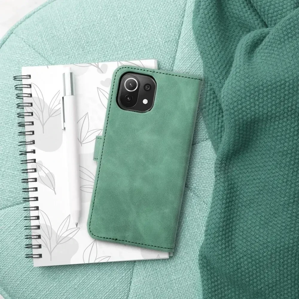 Forcell Oem TENDER Book dėklas skirtas Xiaomi Redmi Note 10 Pro / Redmi Note 10 Pro Max žalios spalvos