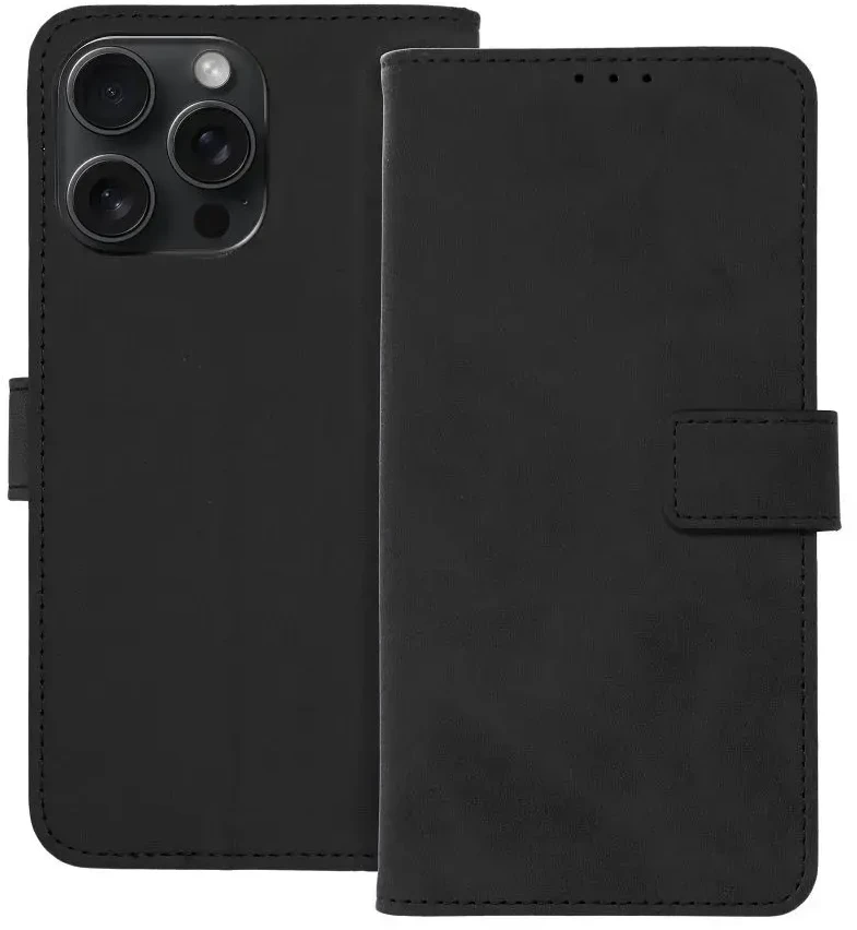 Dėklas Oem Flip case for iPhone 15 PRO MAX Tender Book juodas