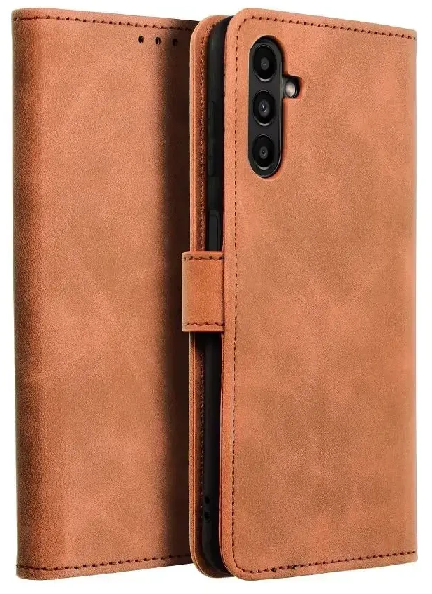 Forcell Oem TENDER Book Dėklas skirtas Samsung Galaxy A13 5G / A04S rudos spalvos