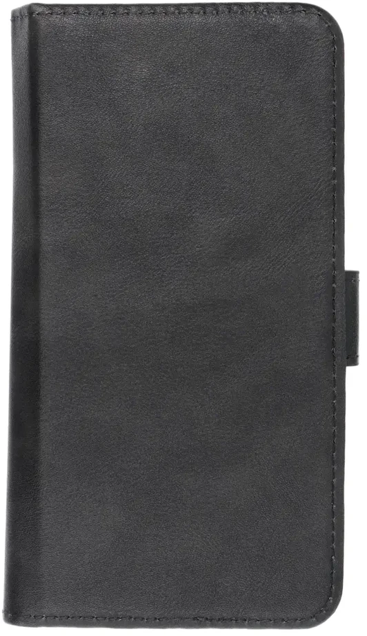 Oem Universal book dėklas COMMON dydis S skirtas Apple iPhone 12 / 13 / Samsung Galaxy S6 / A5 2016 / XCOVER 4 / S22 / HUAWEI P8 2017 juodos spalvos