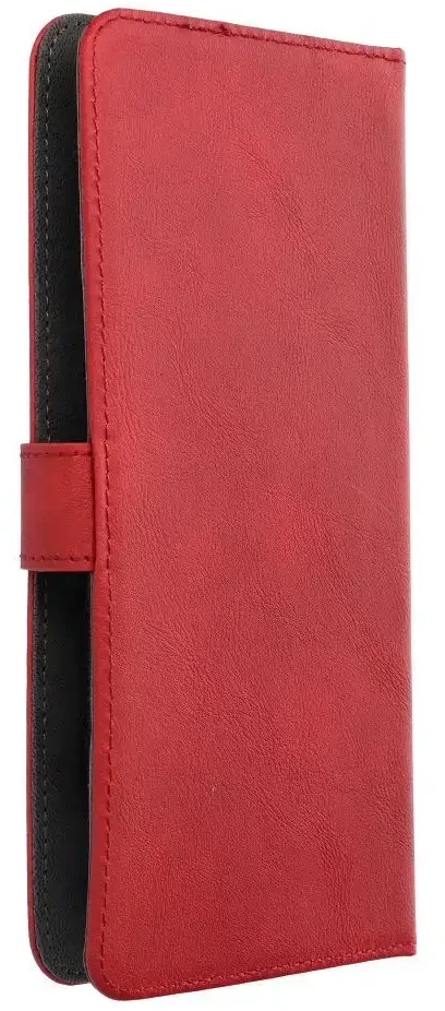Oem Universal book dėklas COMMON dydis L skirtas Apple iPhone 6 PLUS / 7 PLUS / 8 PLUS / XS MAX / 11 PRO MAX / Samsung Galaxy S20 FE / S21 FE / S10 PLUS / A10 / A32 / A54 / Xiaomi 12 LITE / HUAWEI P30 PRO red