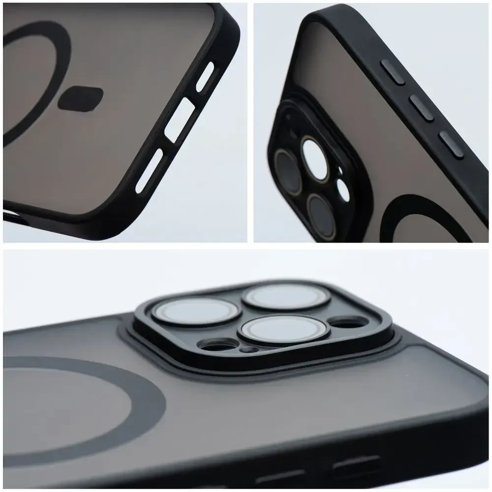 Dėklas Oem Case for iPhone 13 PRO Variete Mag Cover compatible with MagSafe juodas