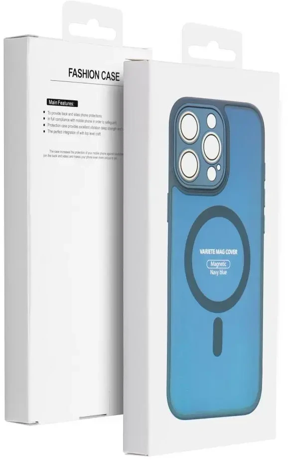 OEM dėklas, skirtas iPhone 17, Variete Mag dėklas, suderinamas su MagSafe, tamsiai mėlynas