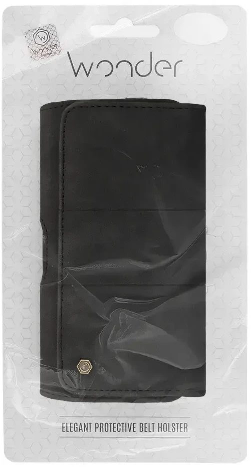Oem Dėklas Wonder MAX (dydis XXL) skirtas Samsung S25 Ultra/A16 5G/Xiaomi Redmi 14C juodos spalvos (172x83 mm)
