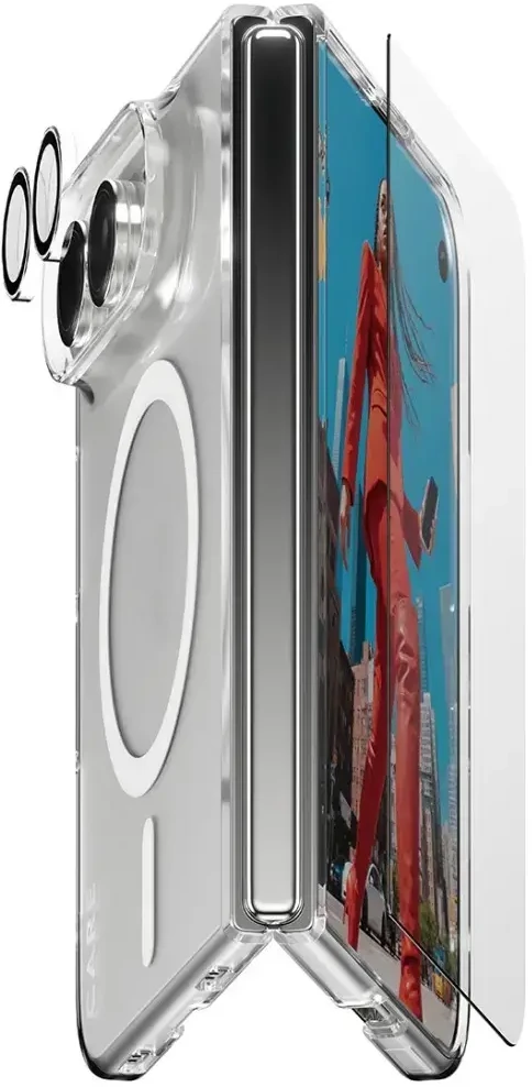 Panzer Glass CARE by PanzerGlass<br>Flagship Explorer 3-in-1 dėklas + stiklas + lęšis iPhone Duo