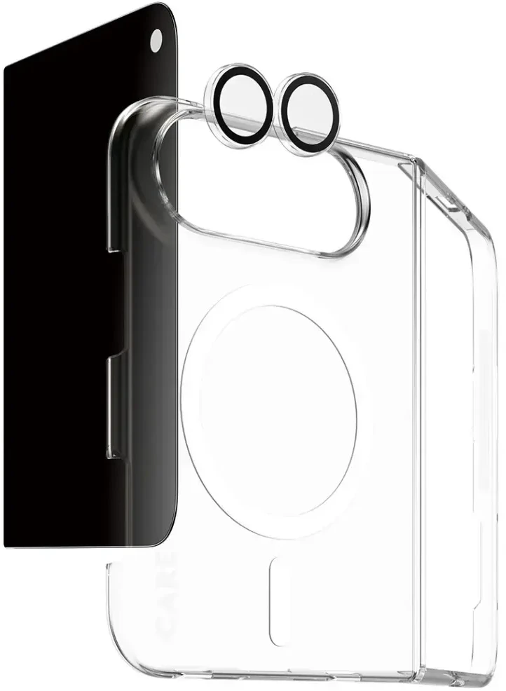 Panzer Glass CARE by PanzerGlass Flagship Explorer 3-in-1 dėklas + privatumo stiklas + objektyvas iPhone Duo